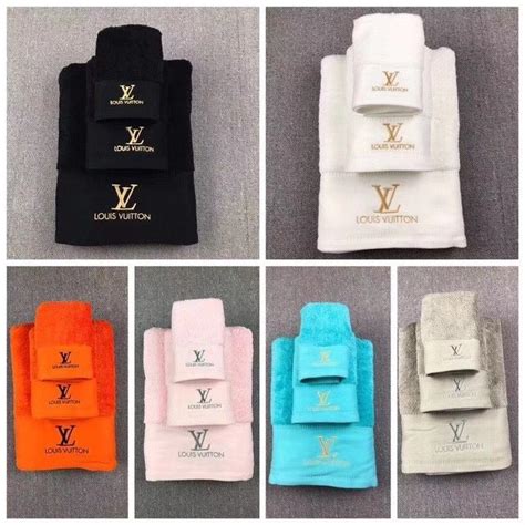 louis vuitton bathroom sets|louis vuitton bath towel set.